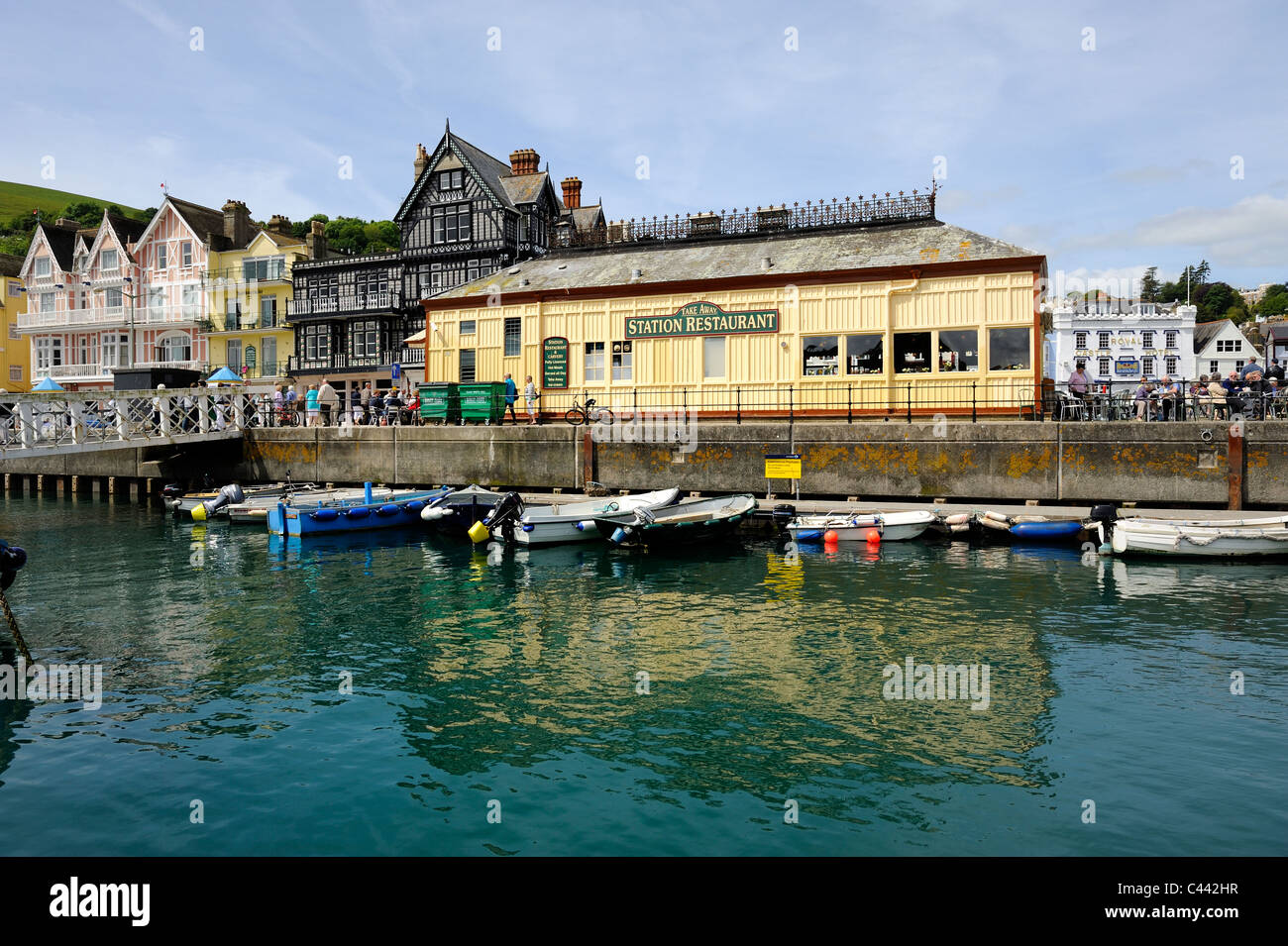 station restaurant dartmouth devon england uk Stock Photo Alamy