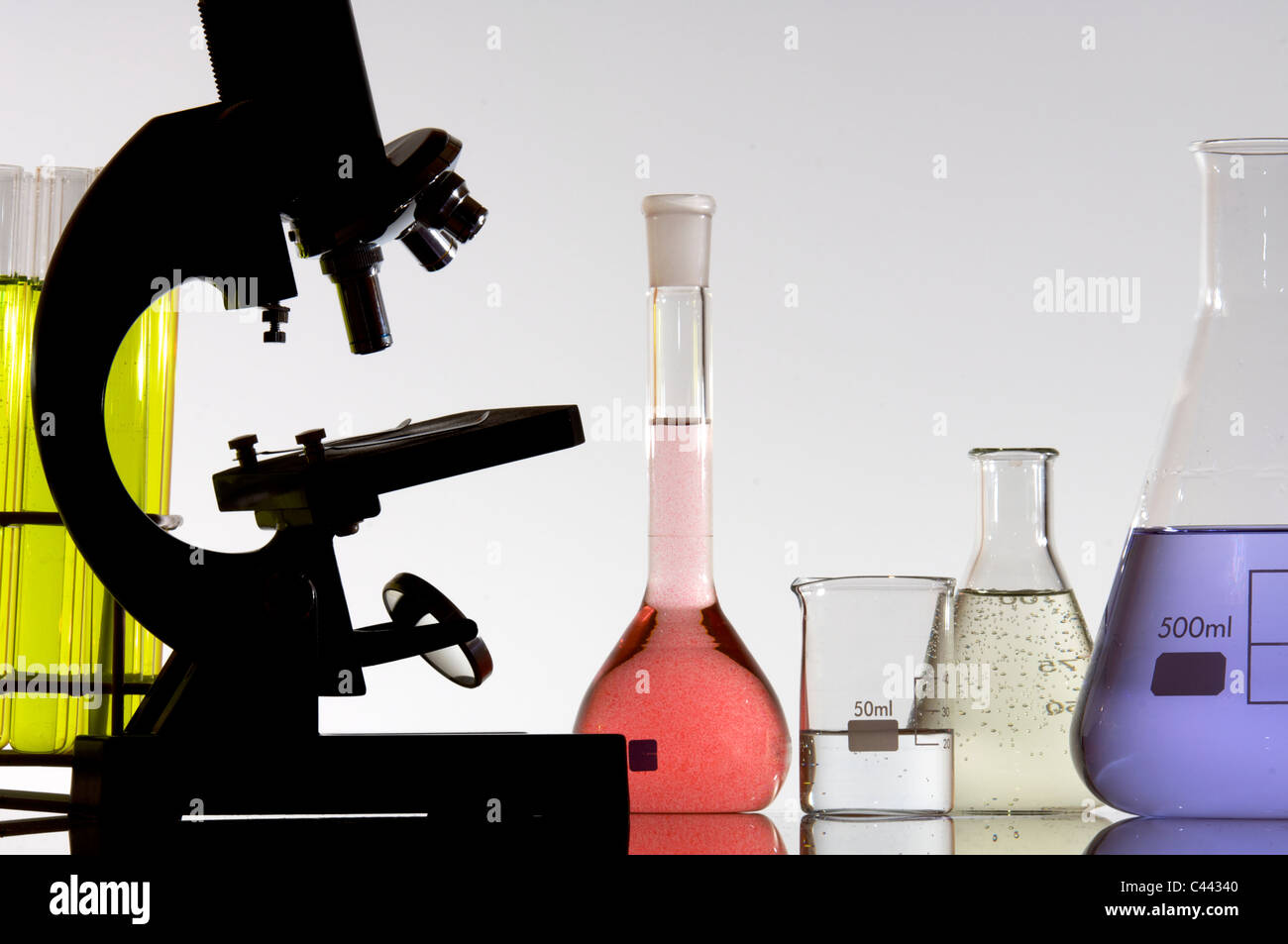 Laboratory microscope test tubes closeup hi-res stock photography and ...
