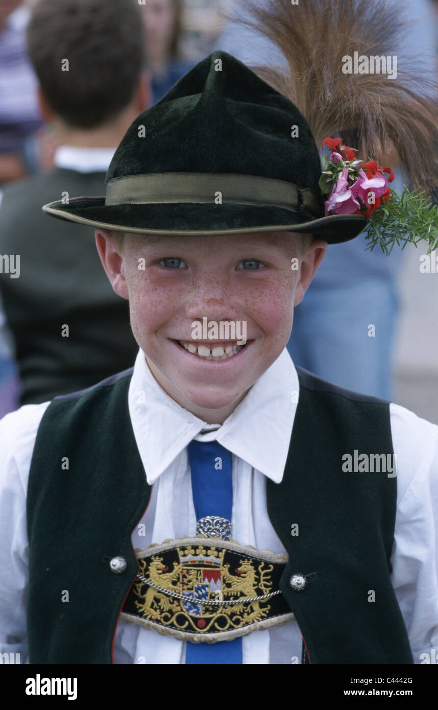 Kids Boy's Bavarian Guy Costume