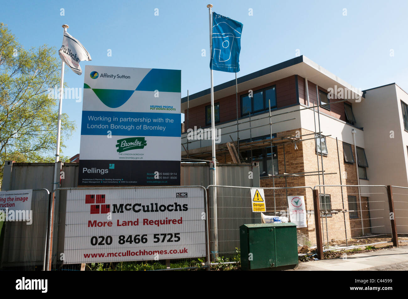 A housing development for Affinity Sutton in south London Stock Photo