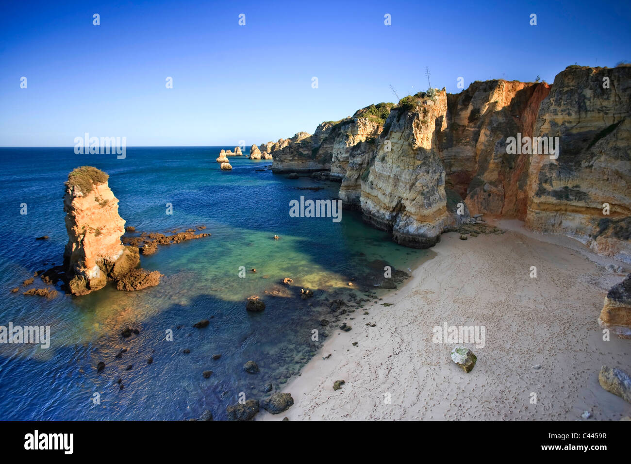 Praia da Dona Ana, Lagos, Algarve, Portugal Stock Photo
