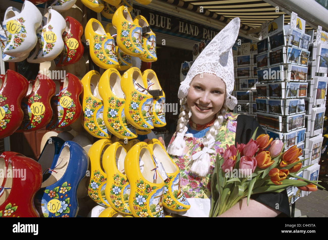 Amsterdam, Clogs, Costume, Dutch, Girl, Holding, Holiday, Holland