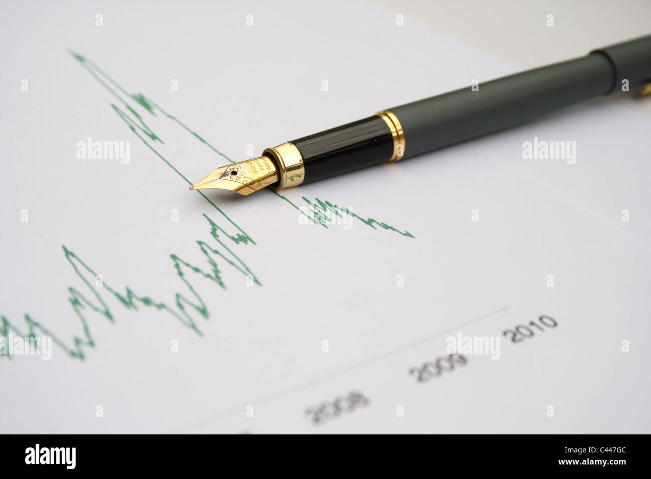 Stock market graph Stock Photo - Alamy