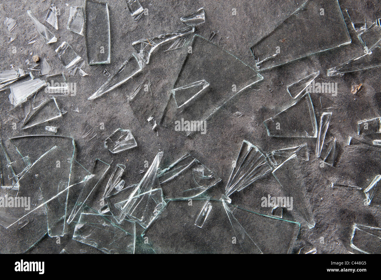 Broken glass shards hi-res stock photography and images - Alamy