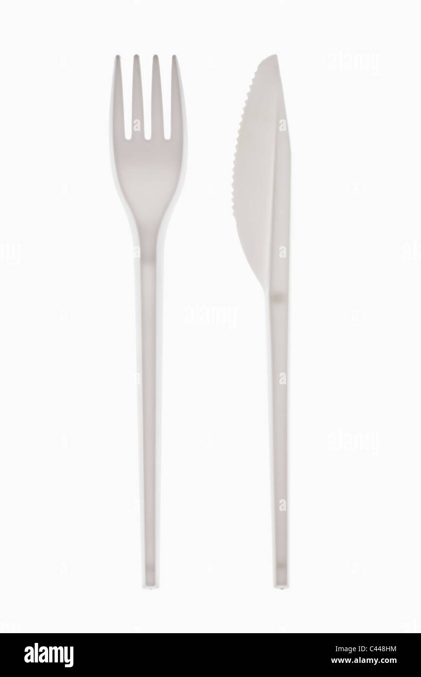 Plastic Cutlery Spoon Fork Knife Utensil Recycling Disposable Stock Photo -  Download Image Now - iStock