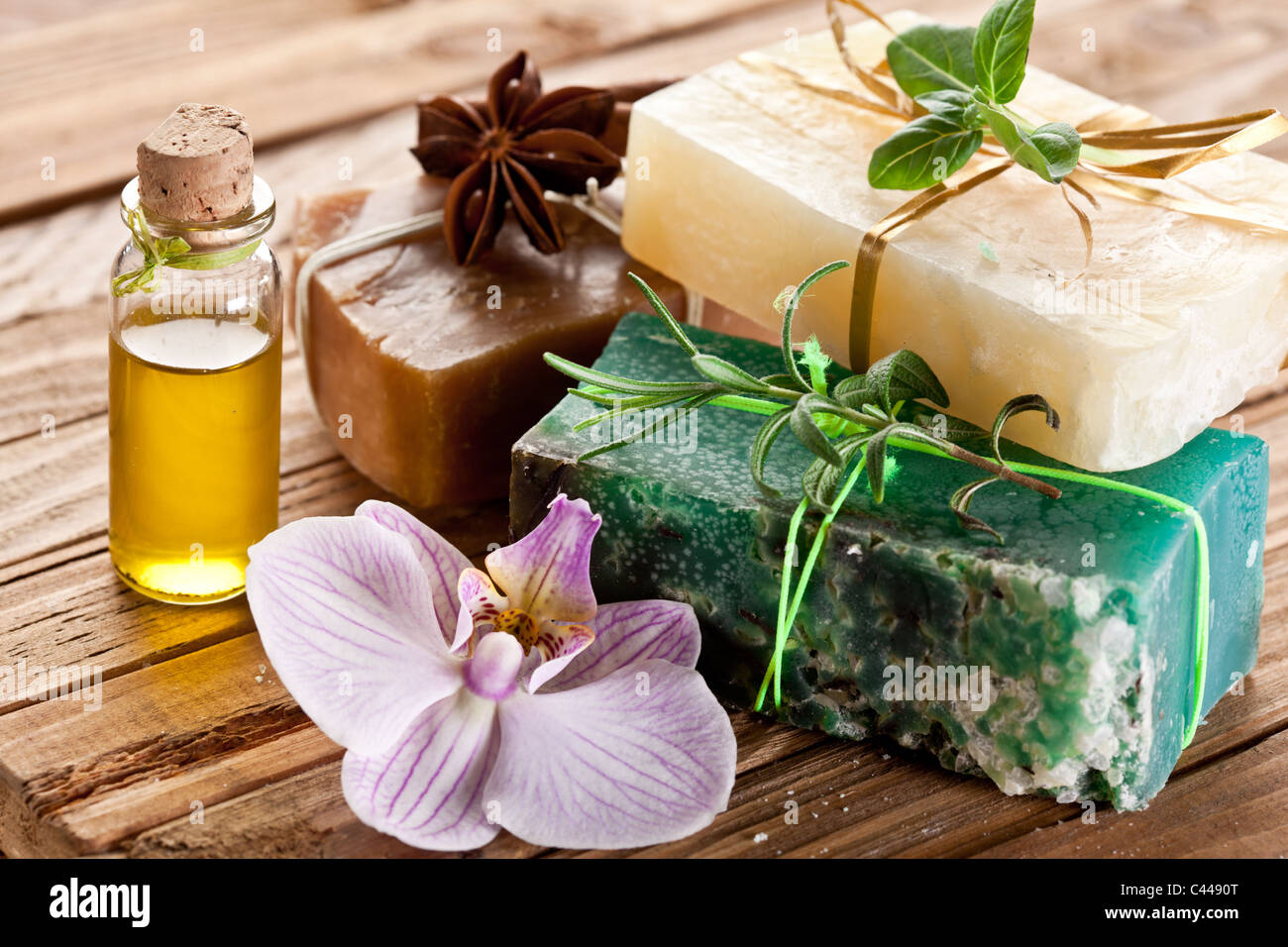 Oil with herbs hires stock photography and images Alamy