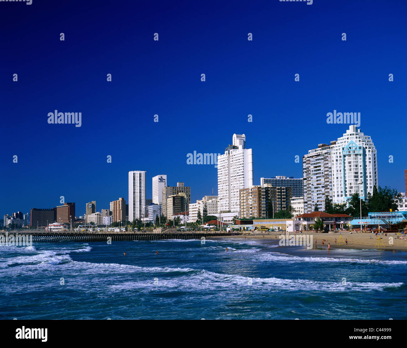 Beach, City, Durban, Holiday, Landmark, Skyline, South africa, Africa