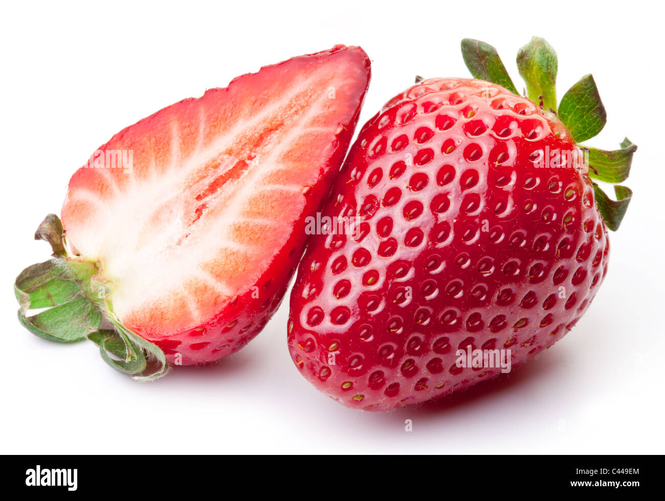 Ripe juicy strawberry close hi-res stock photography and images - Alamy