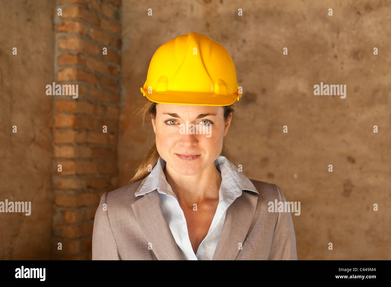 An architect, head and shoulders, portrait Stock Photo