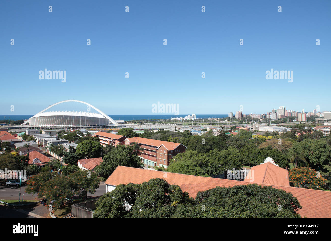 Moses Mabhida Stadium, Durban, Kwa-Zulu Natal, South Africa Stock Photo