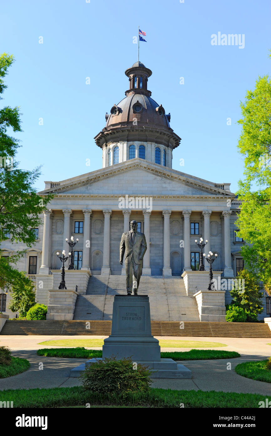 Columbia South Carolina Buildings Statues and Landmarks on the State