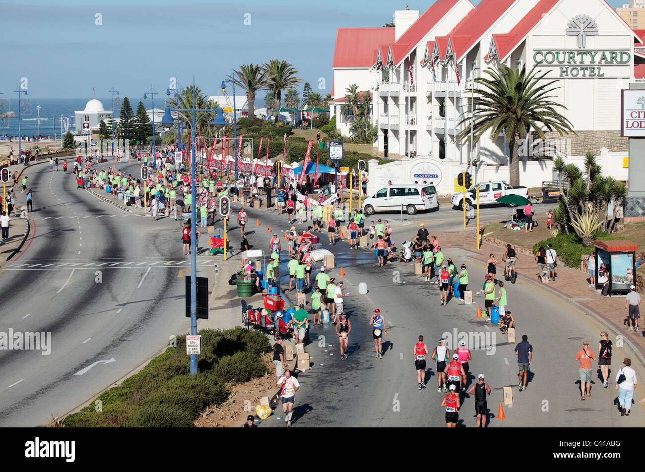 Competitors in the Iron Man Triathlon Competition, Summerstrand, Port
