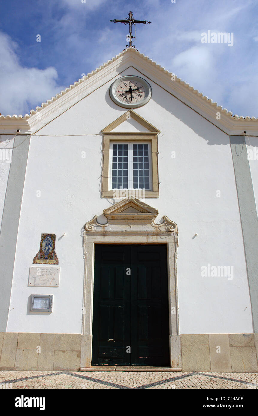 Portugal. Castro Marim. Church of Our Lady of Martyrs (Nossa Senhora dos Martires). 18th century. Algarve. Stock Photo