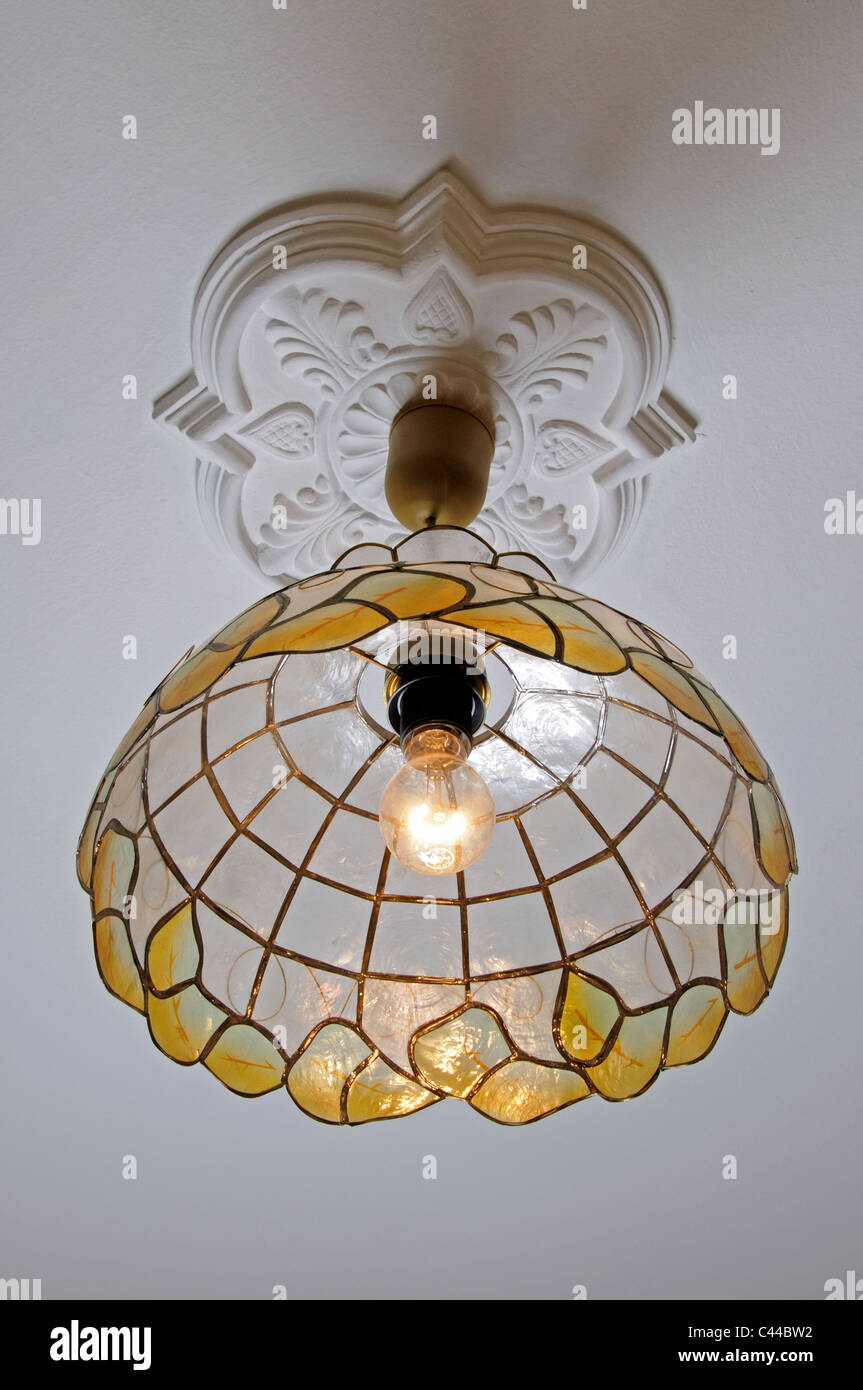 Tiffany Style Ceiling Light Calypso Costa Del Sol Malaga