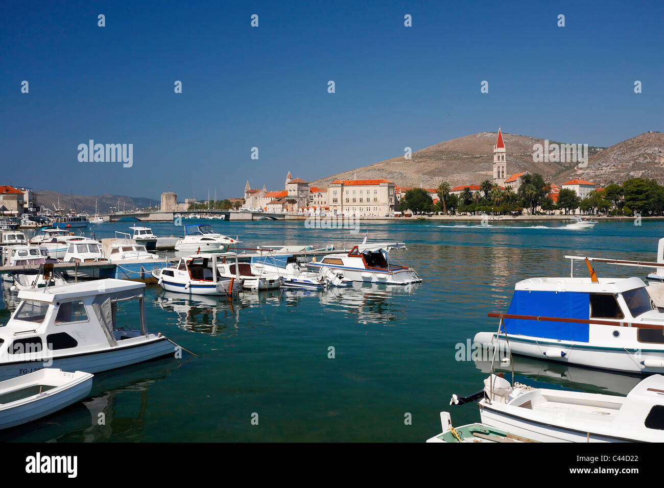 Trogir panorama, Croatia Stock Photo