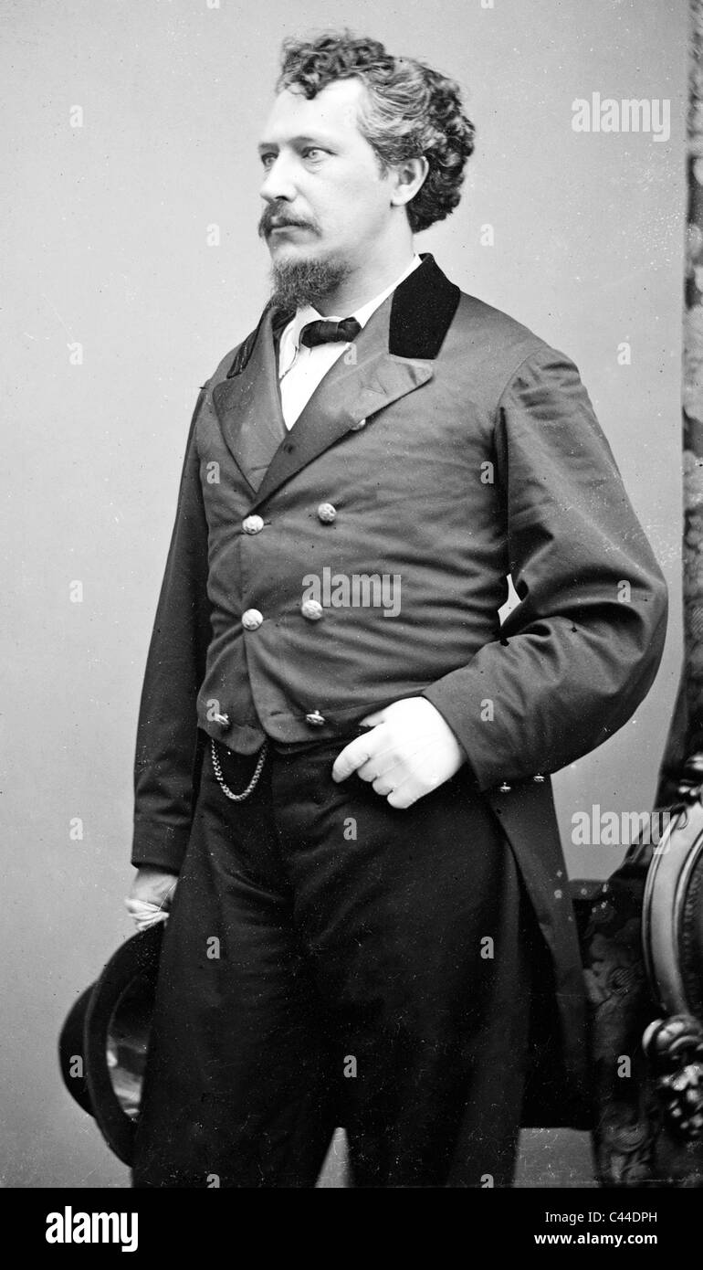 GEORGE FRANCIS TRAIN (1829-1904) eccentric American inventor and writer Stock Photo