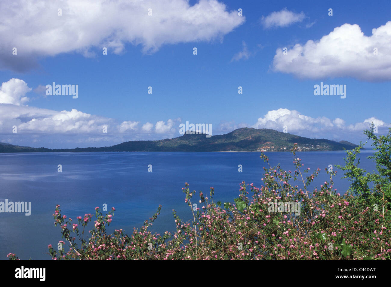 Comoro Archipelago, Comoros, Indian ocean, France, Mayotte, sea, sky, heaven, water, island, isle, Stock Photo
