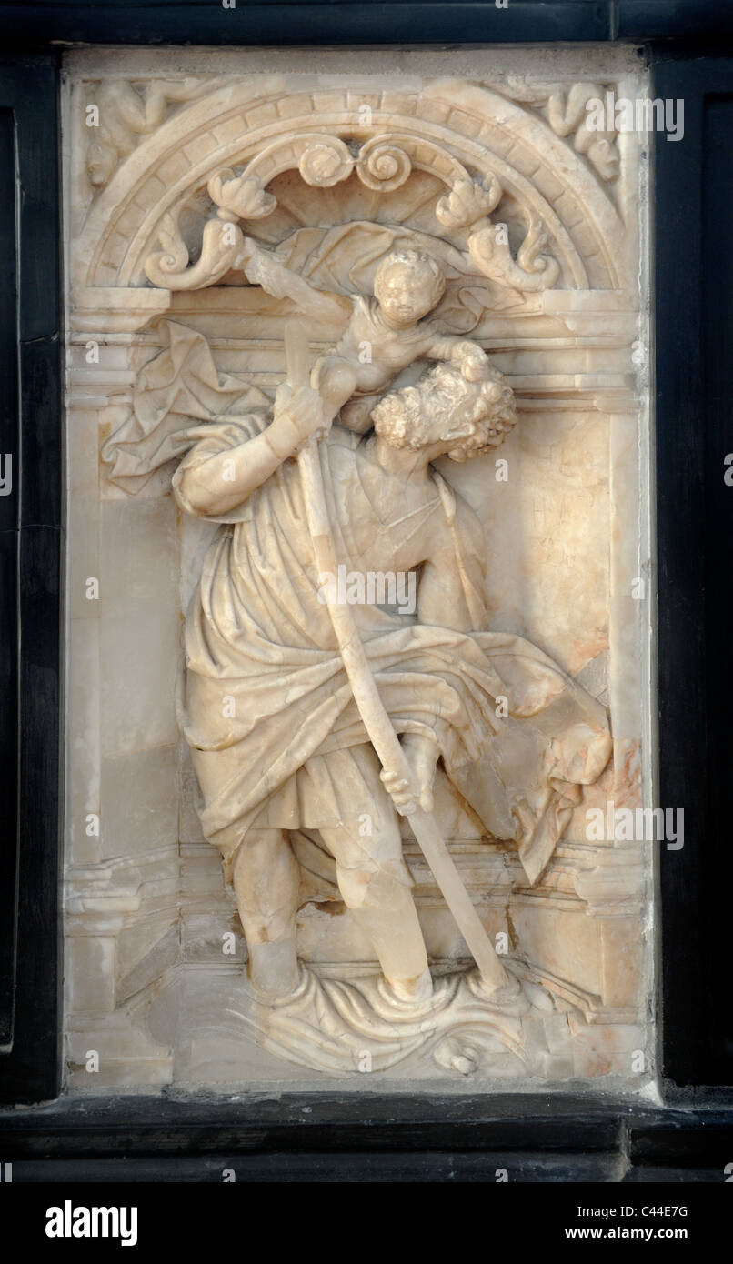 Arnhem, Netherlands. Grote Kerk (Church of St Eusebius 1452) Tomb of Charles of Egmond Detail