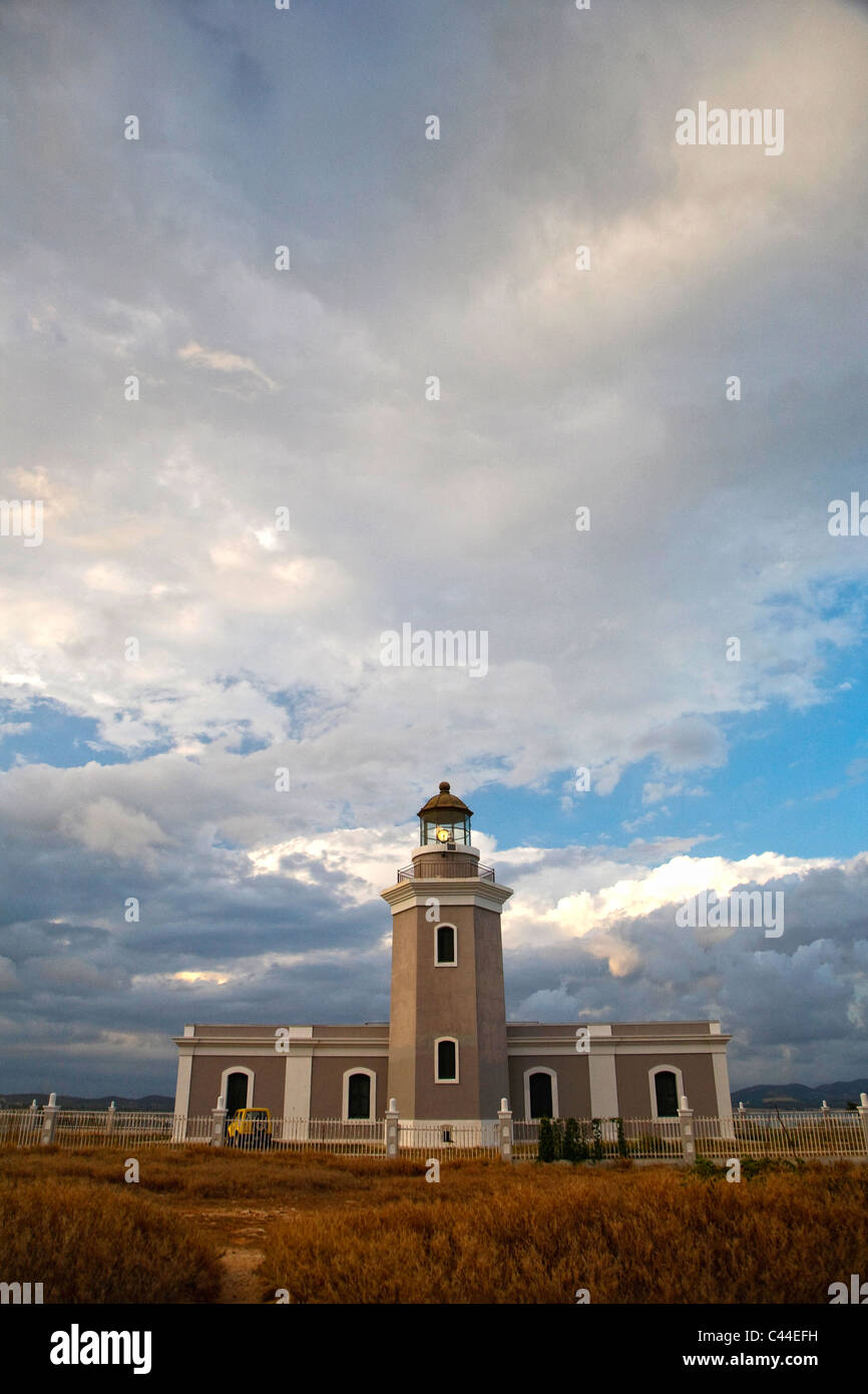 Usa, Caribbean, Puerto Rico, West Coast, Punta Jaguey, Faro de Cabo Rojo (Red Cape Lighthouse) Stock Photo