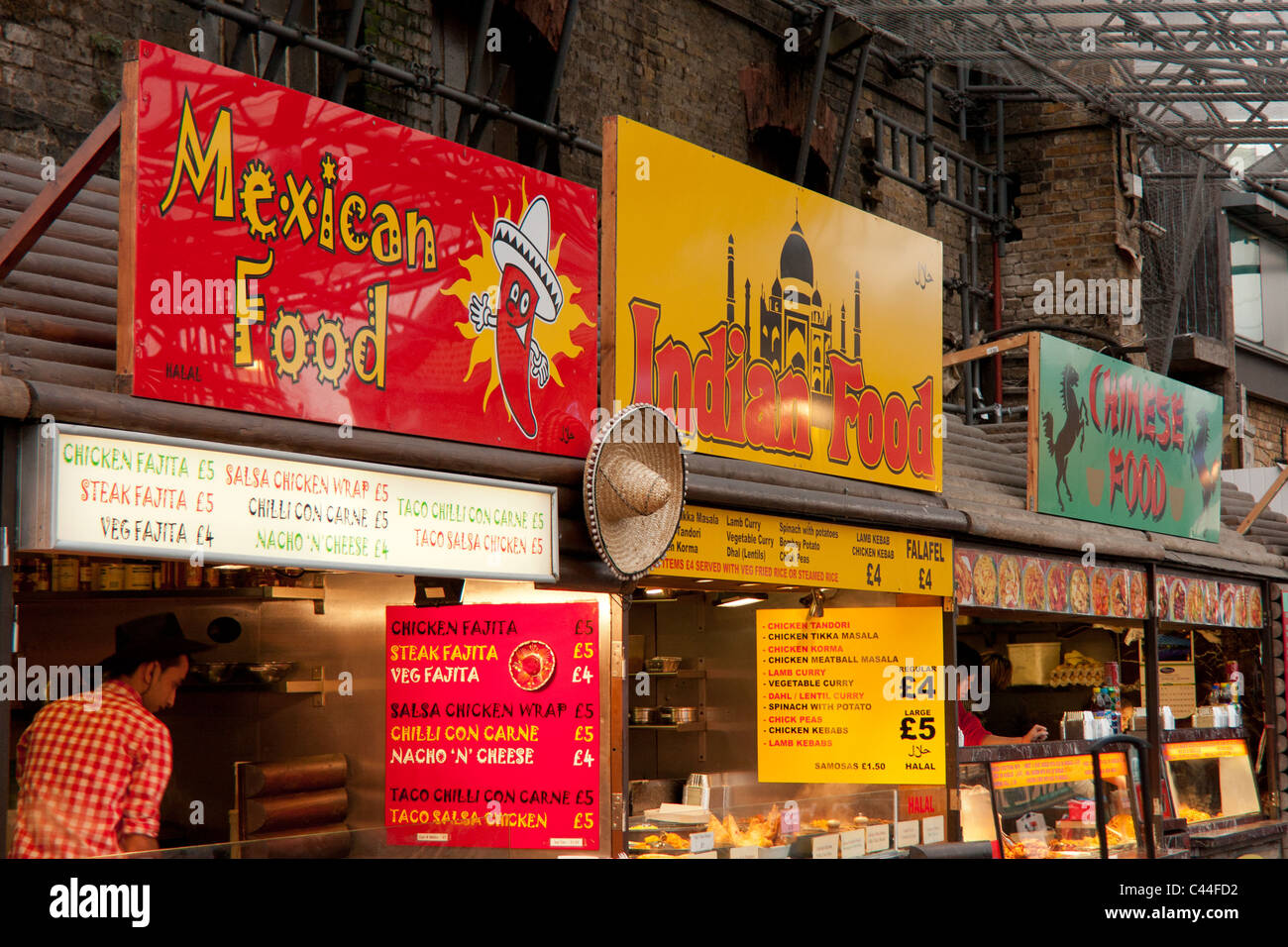 Chinese food stall camden market london hires stock photography and