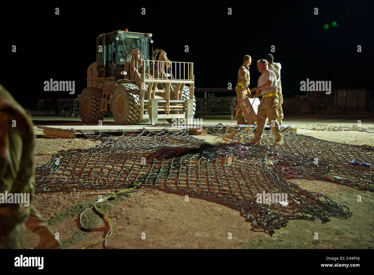 Military Logistics Afghanistan Stock Photo