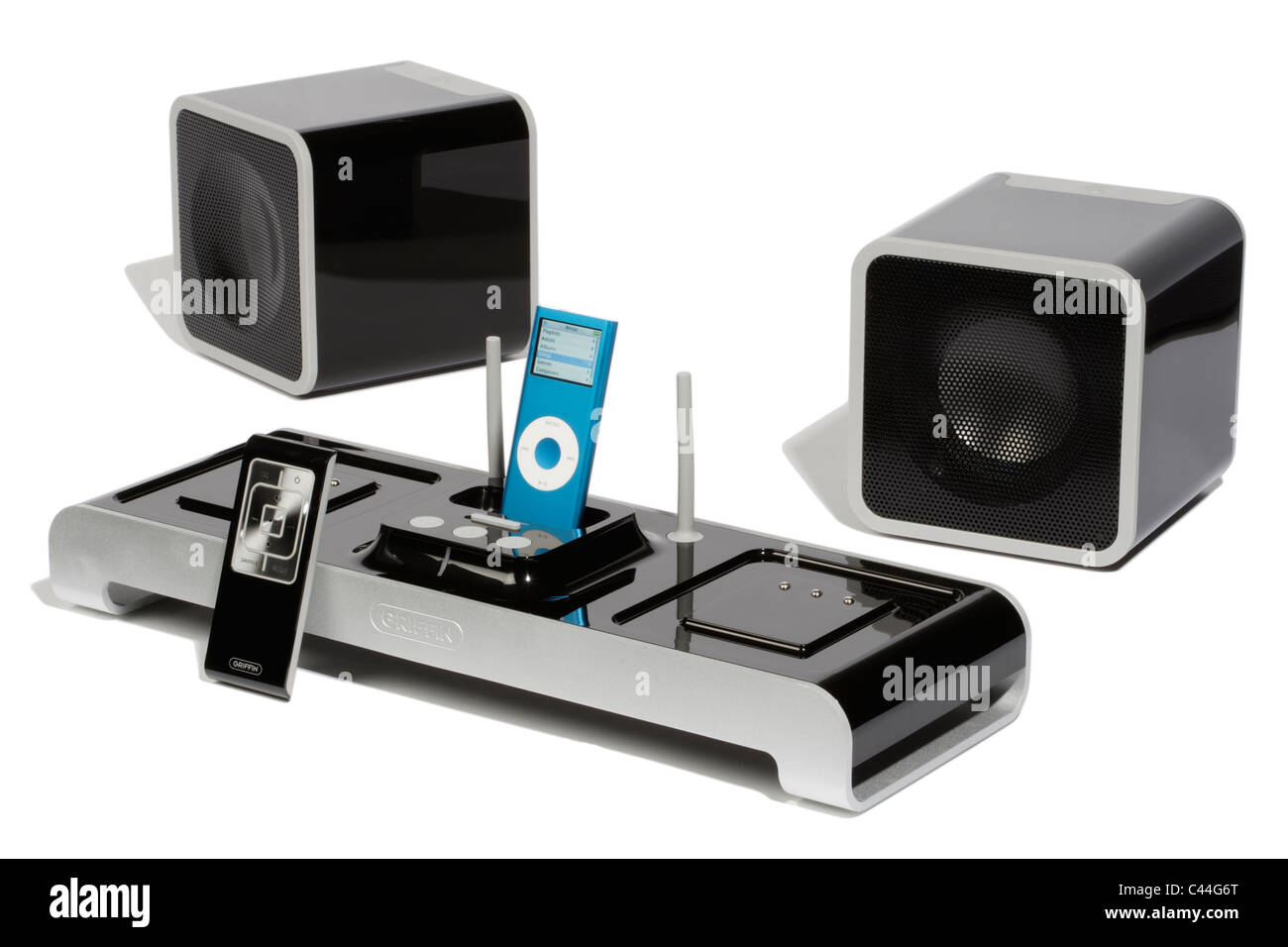 Mp3 player and speakers hi-res stock photography and images - Alamy