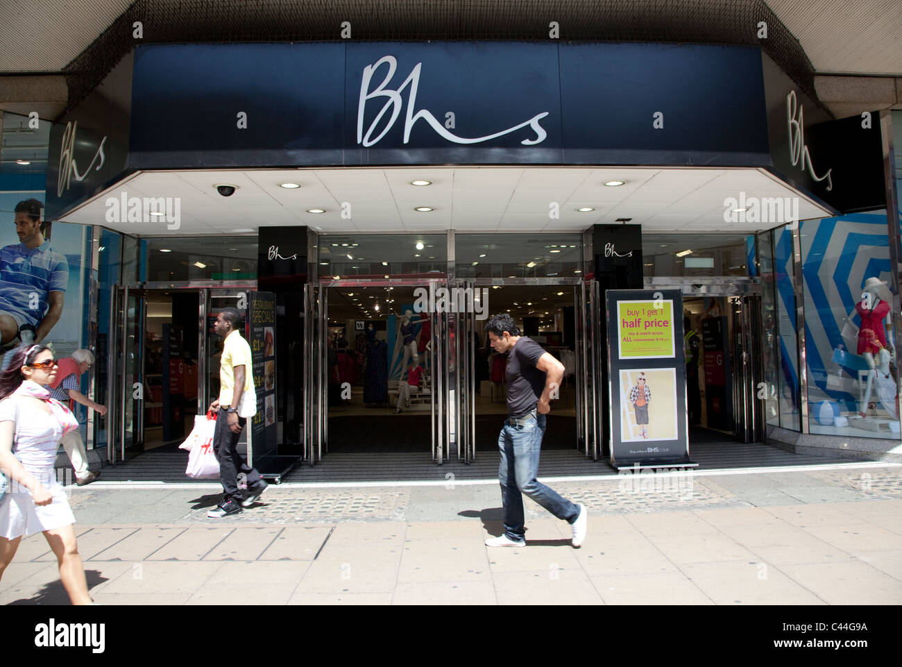 BHS, Oxford Street, London Stock Photo