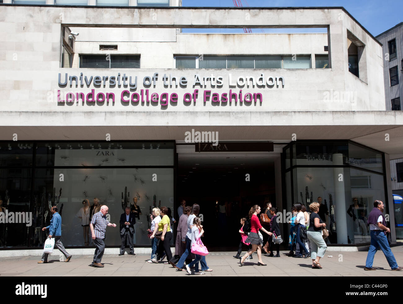 London College of Fashion, Oxford Street, London Stock Photo