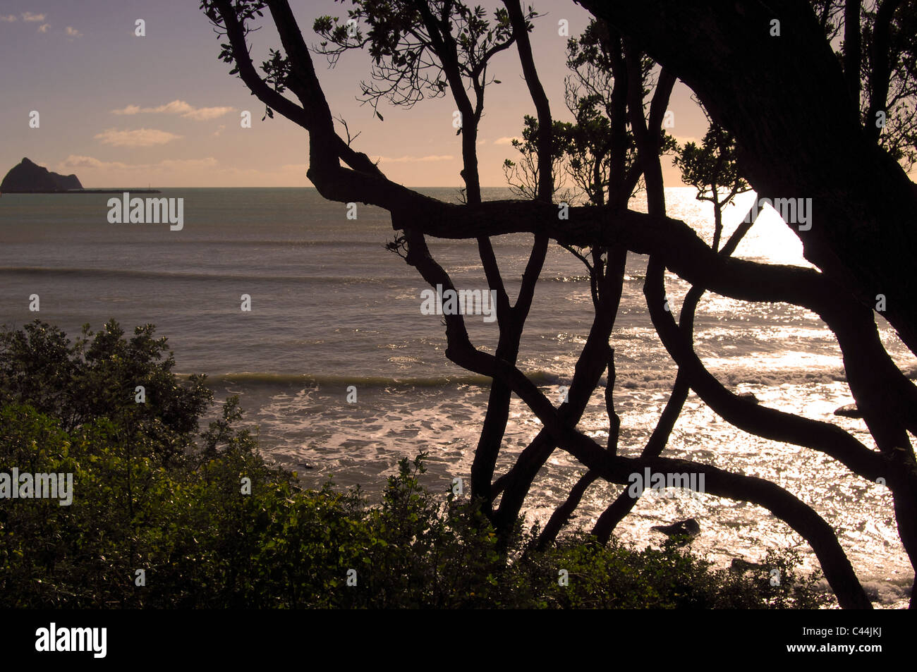 New Plymouth Waterfront walk, Taranaki New  Zealand Stock Photo