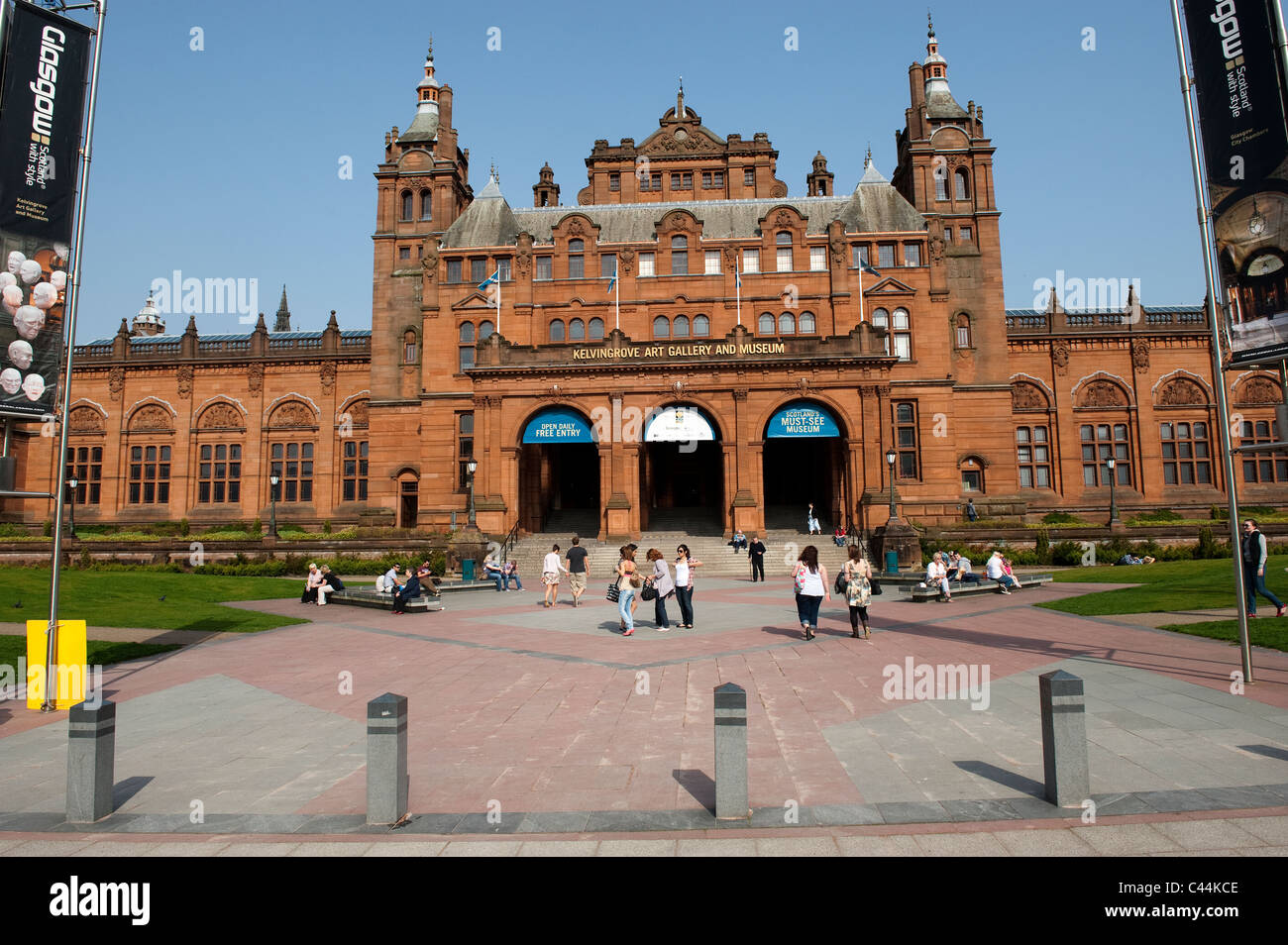 Kelvingrove art gallery and museum. Glasgow. Stock Photo