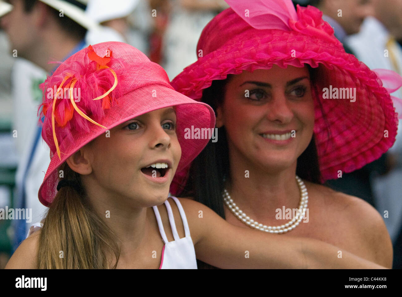 Hats on string hi-res stock photography and images - Alamy