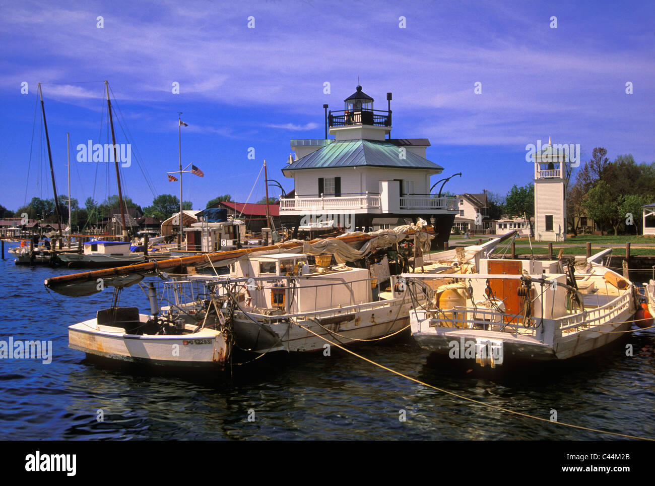 Hooper Strait Lighthouse at the Cheasapeake Bay Maritime Museum in St