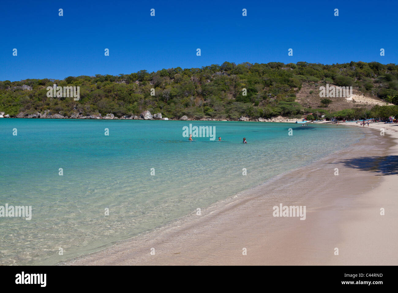 Impressions of Ensenada Beach, Punta Rucia, Dominican Republic Stock Photo