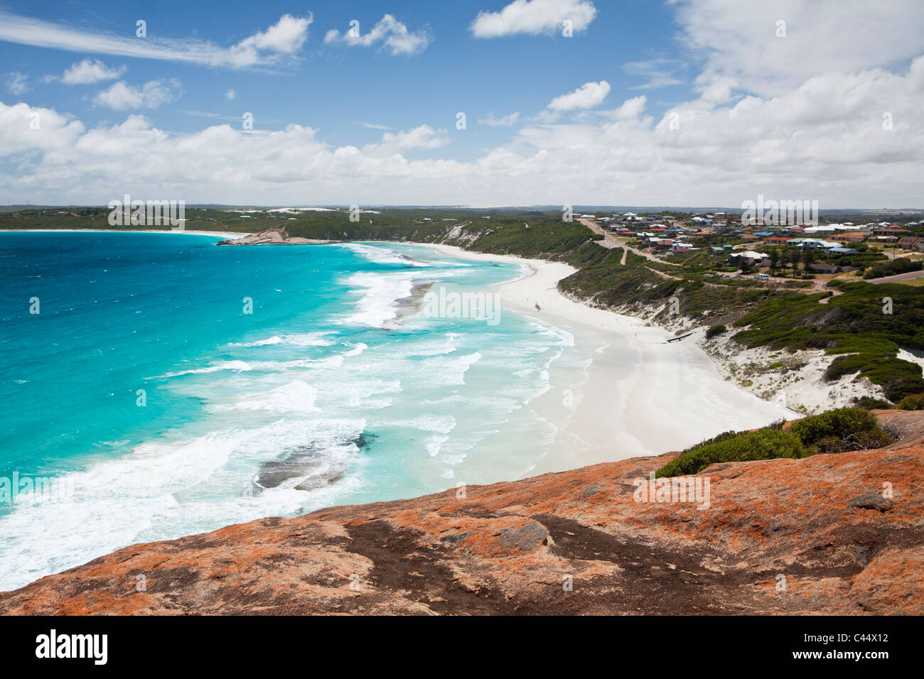 View along West Beach. Esperance, Western Australia, Australia Stock Photo