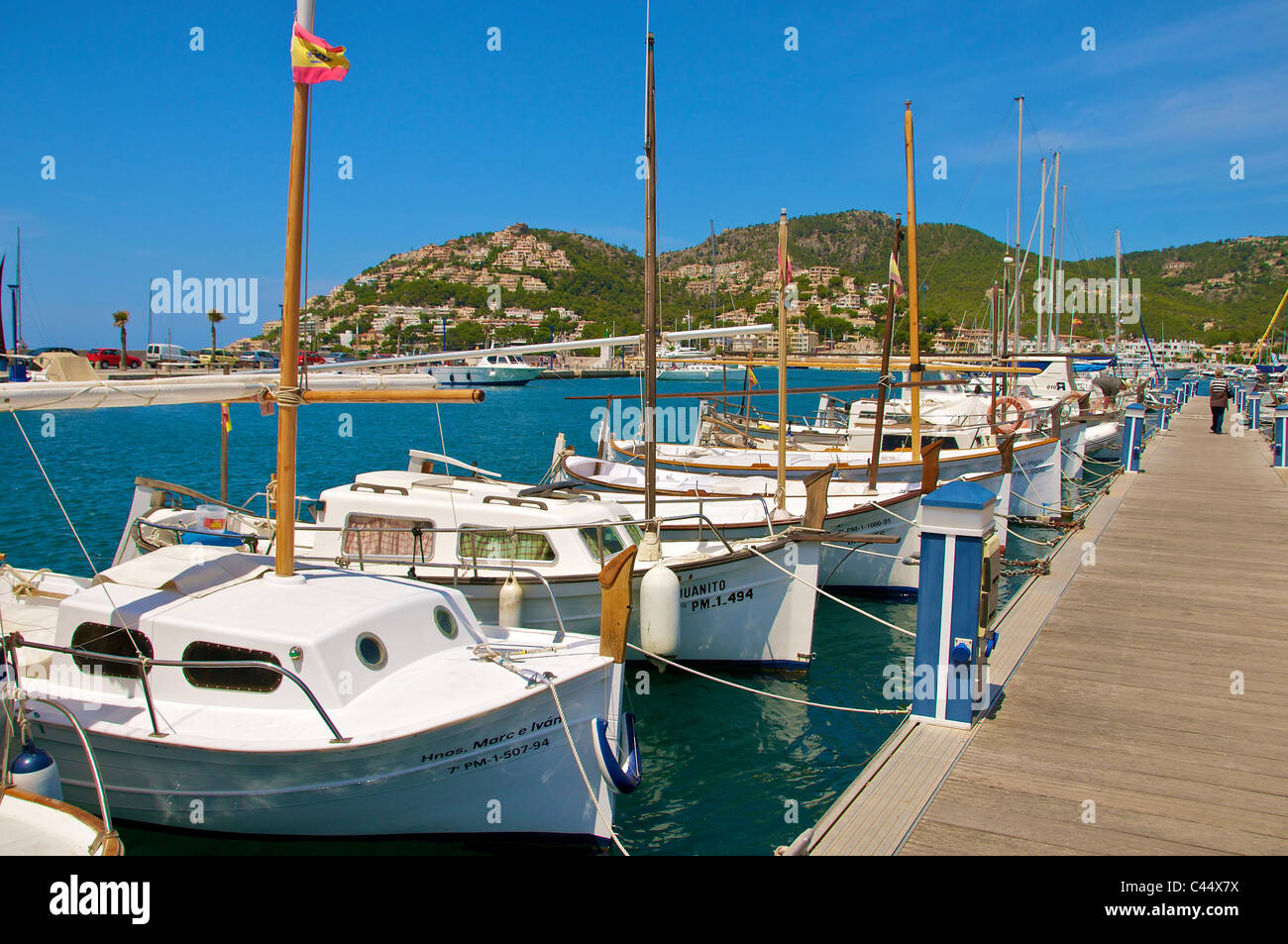 Mallorca Andratx Port Balearic Stock Photo