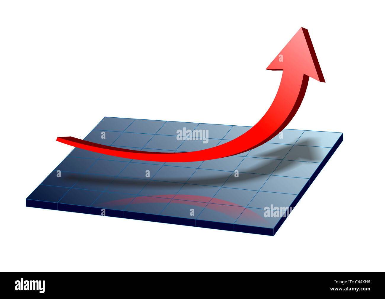 business chart shows success Stock Photo - Alamy