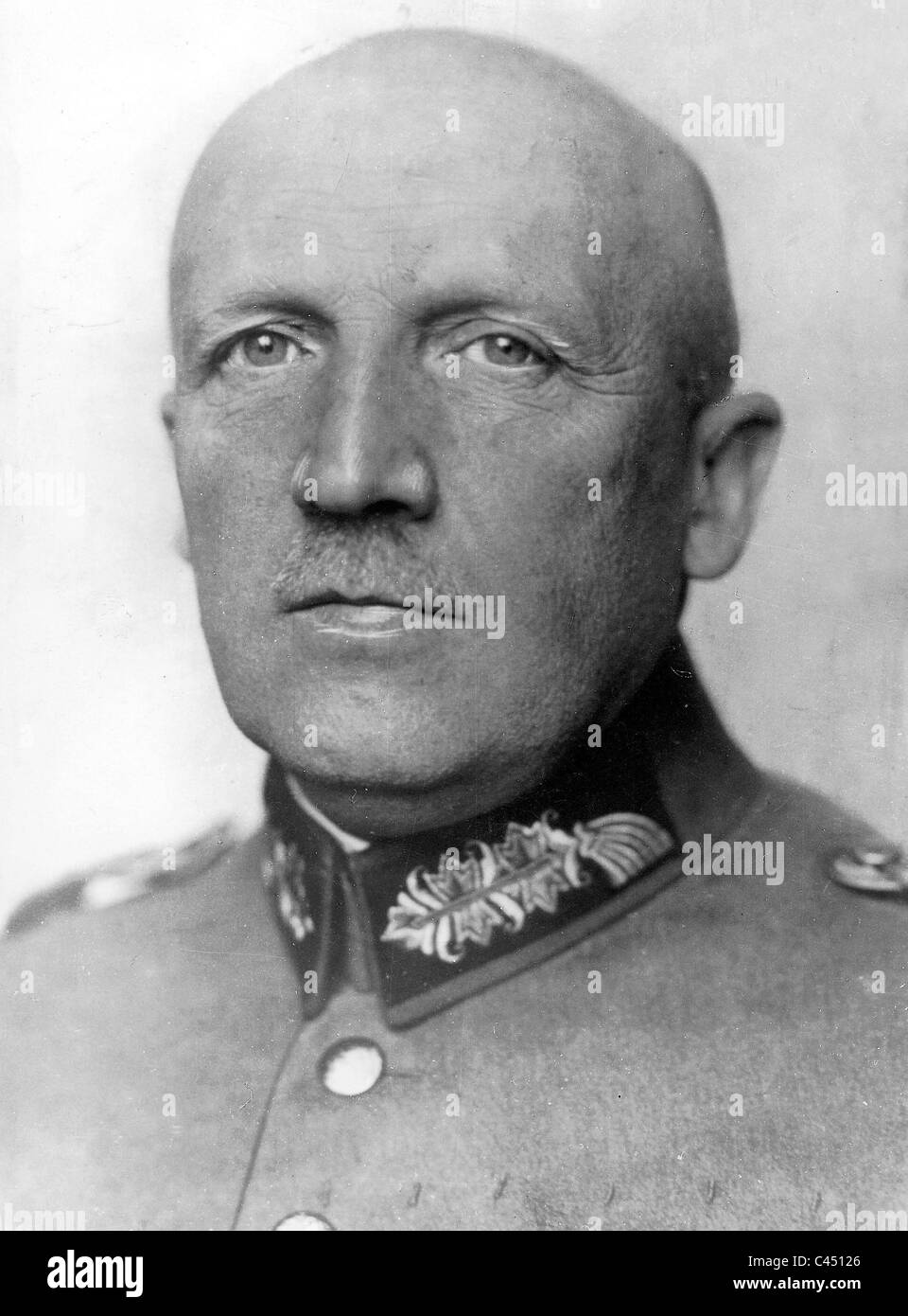General Kurt von Schleicher Stock Photo