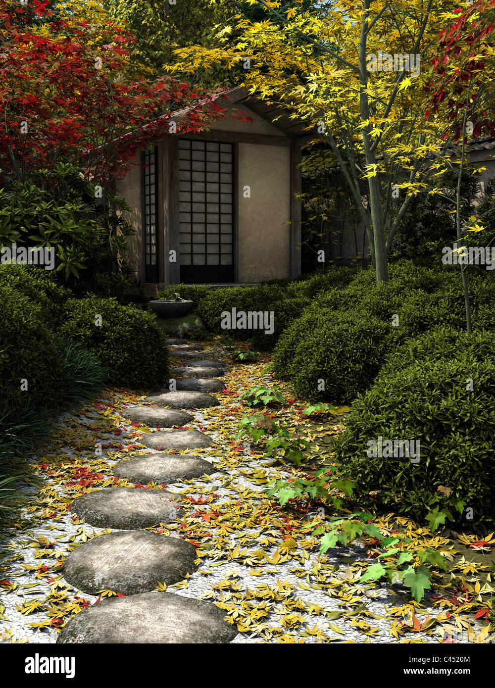 Japanese tea house hires stock photography and images Alamy