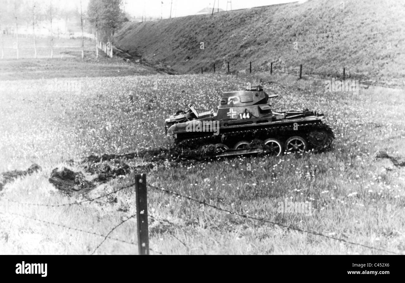 German panzer I in France, 1940 Stock Photo