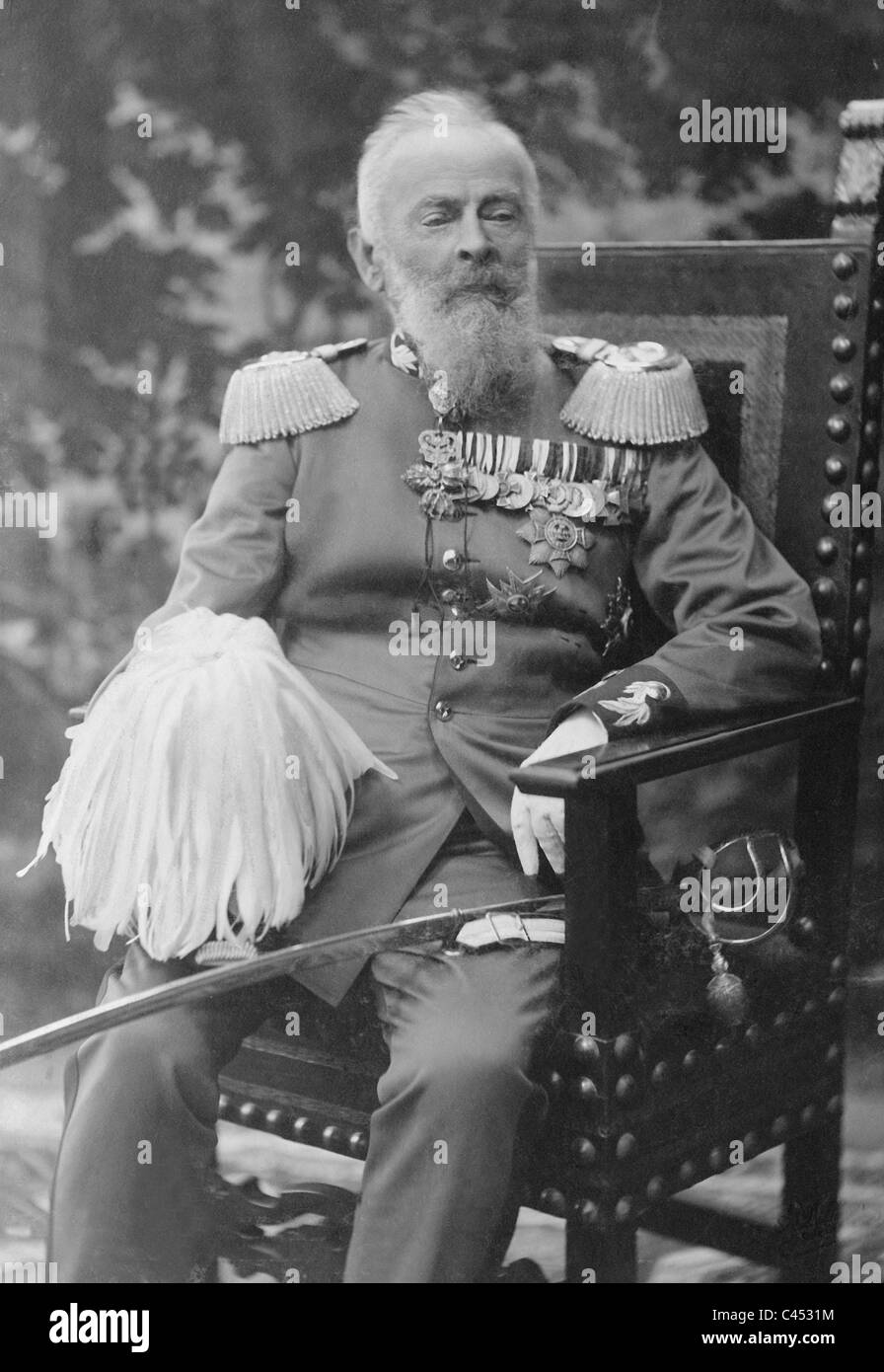Prince Regent Luitpold of Bavaria, 1911 Stock Photo