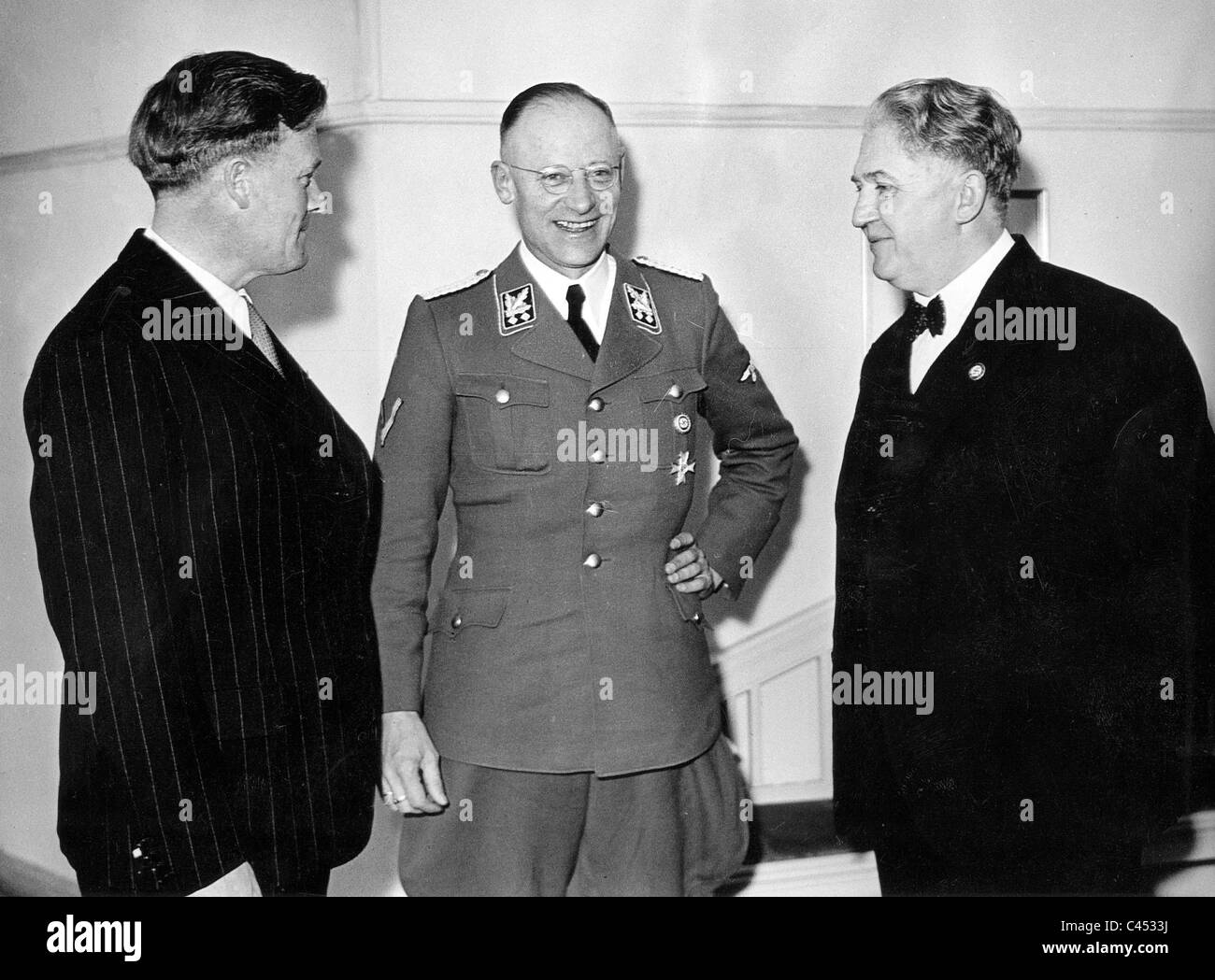 Herbert Backe, Friedrich Giese and Josef Martin Bauer, 1944 Stock Photo -  Alamy