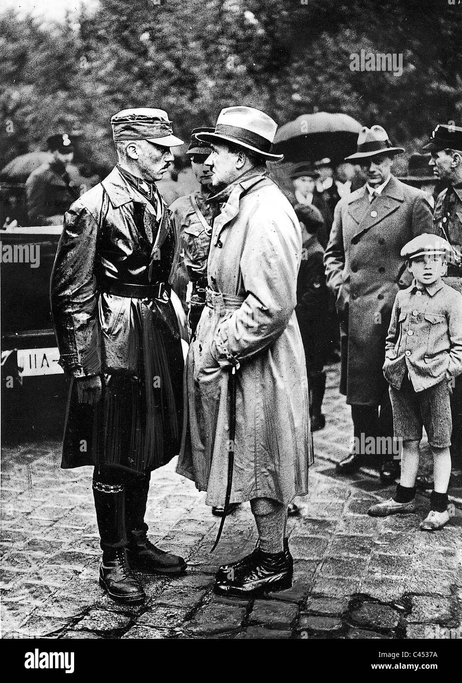 Hitler and Pfeffer von Salomon in Munich Stock Photo - Alamy