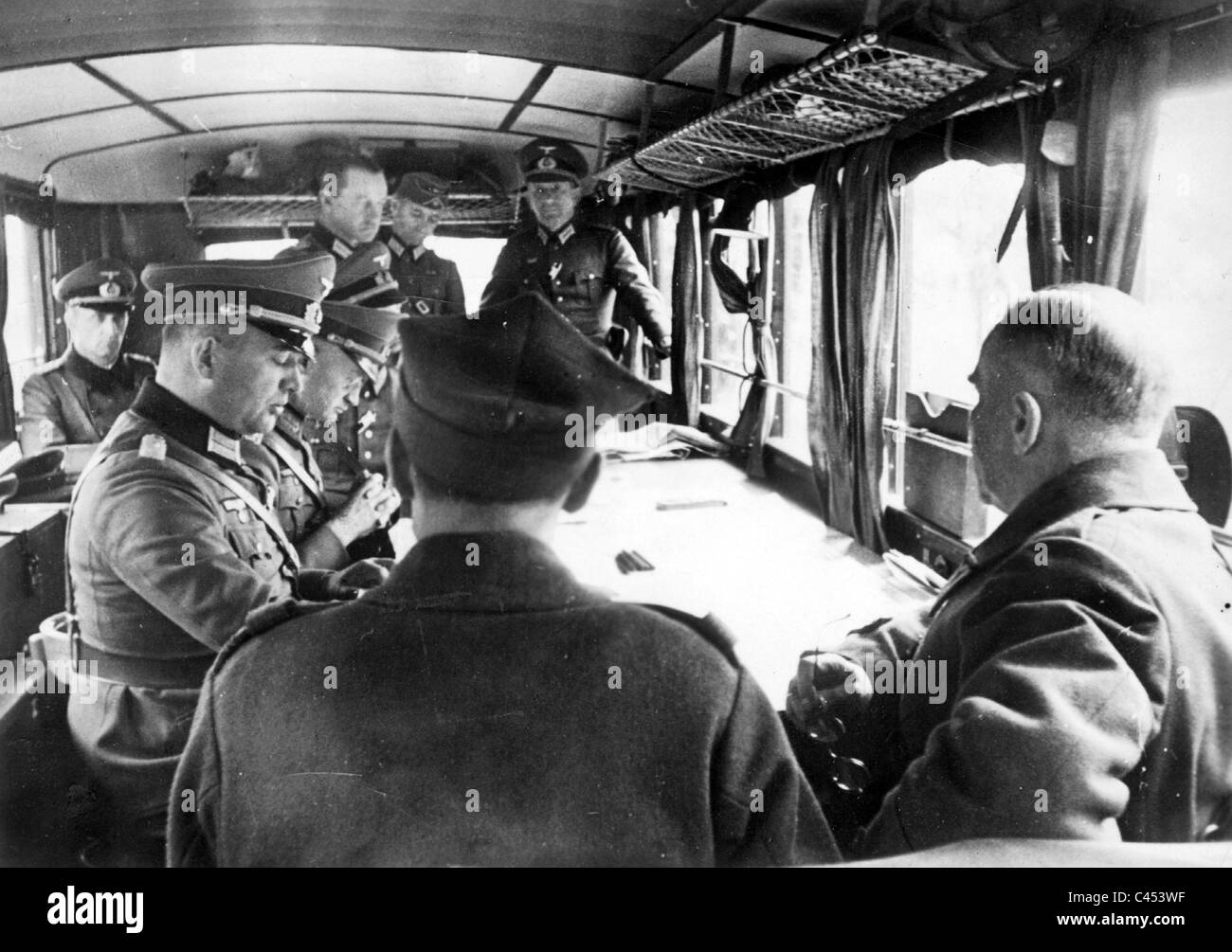 Negotiation of Warsaw surrender, 1939 Stock Photo