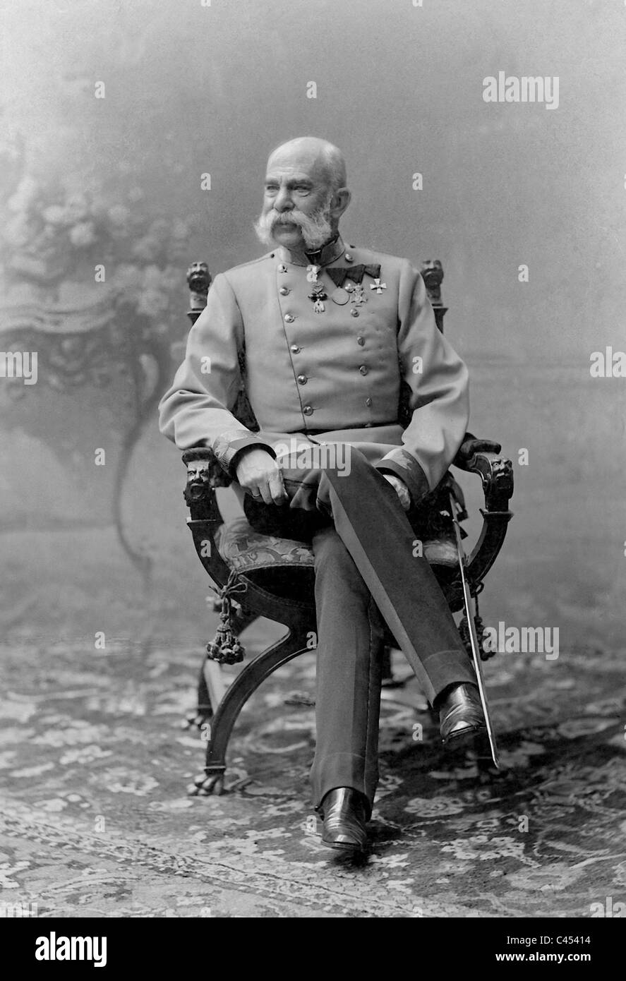 Emperor Franz Joseph I, 1898 Stock Photo