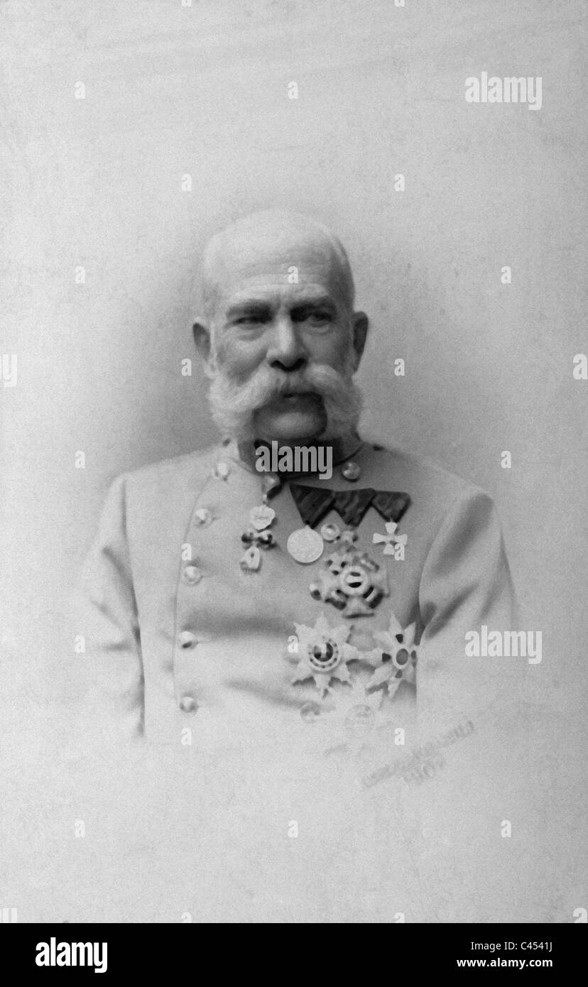 Emperor Franz Joseph I, 1907 Stock Photo Alamy