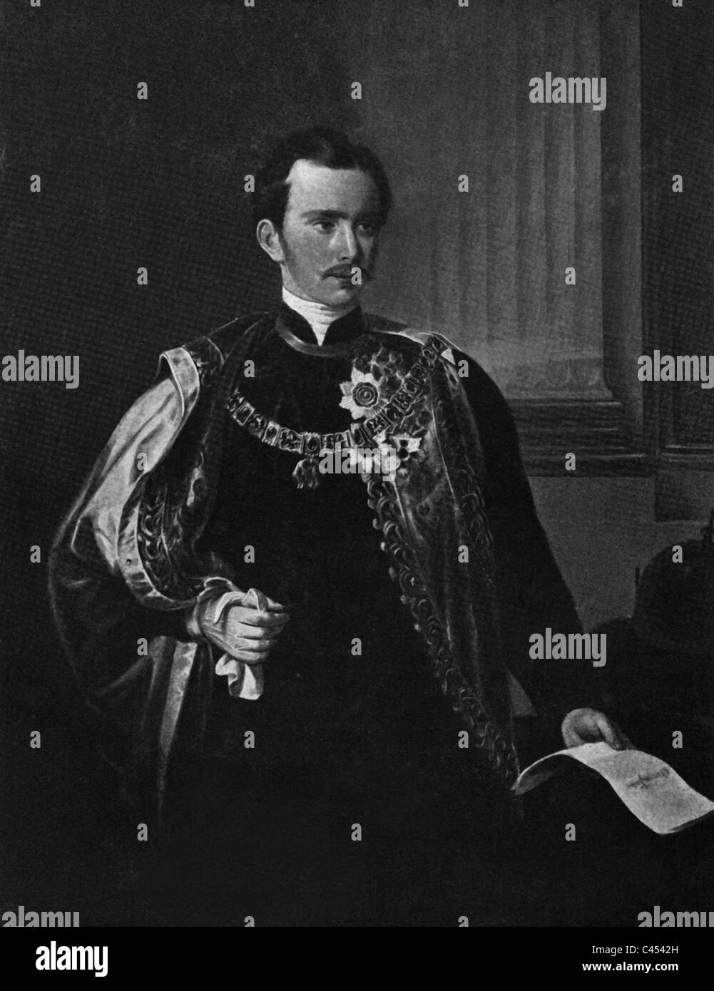 Emperor Franz Joseph I, 1848 Stock Photo