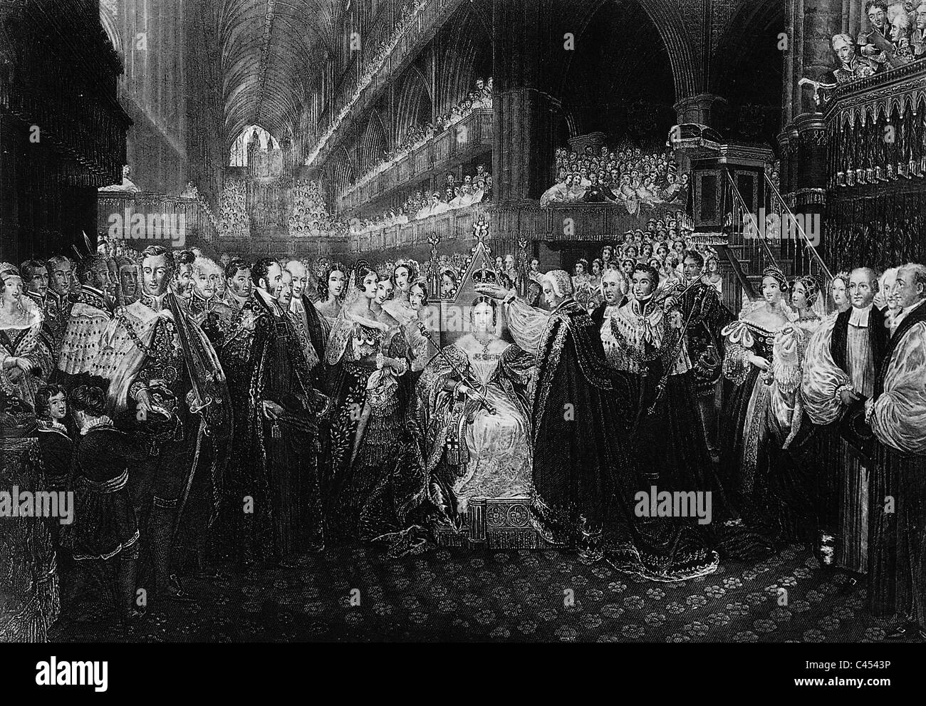 Coronation of Queen Victoria of Great Britain, 1838 Stock Photo