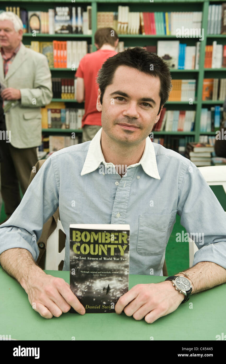 Daniel Swift author of 'Bomber County' pictured at Hay Festival 2011 Stock Photo