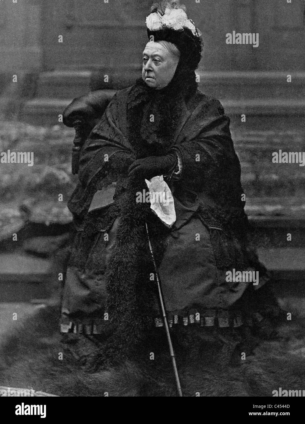 Queen Victoria of Great Britain in Coburg, 1894 Stock Photo