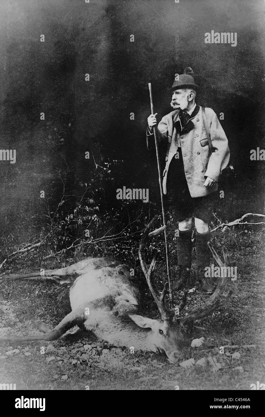 Emperor Franz Joseph I of Austria hunting Stock Photo Alamy
